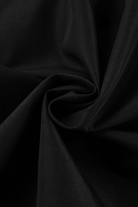 Noir Muse Bow-Tied Mini Dress