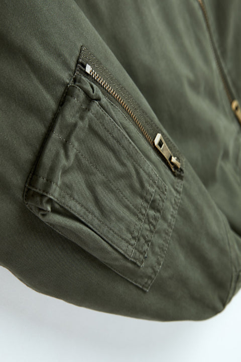 Fliegerjacke Herren klassisch robust Reißverschluss Taschen vielseitig