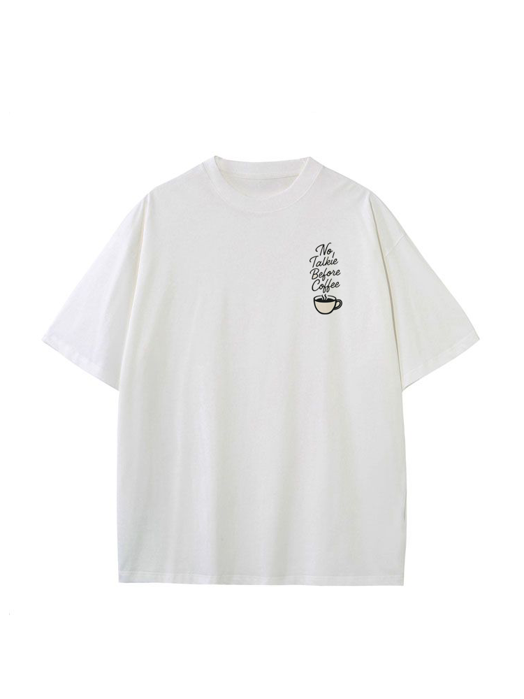 No Talkie Before Coffee Classic Tee
