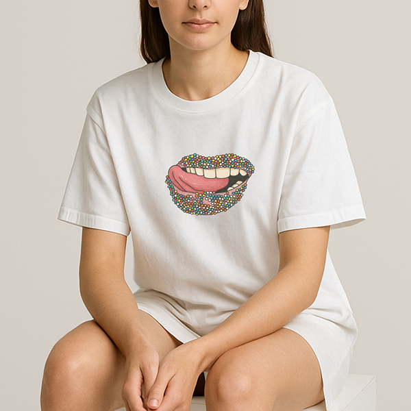 Lips Beads Classic Tee