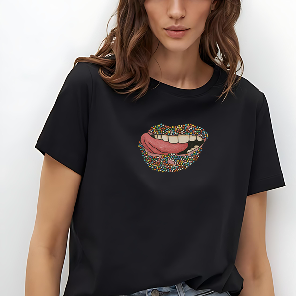 Lips Beads Classic Tee