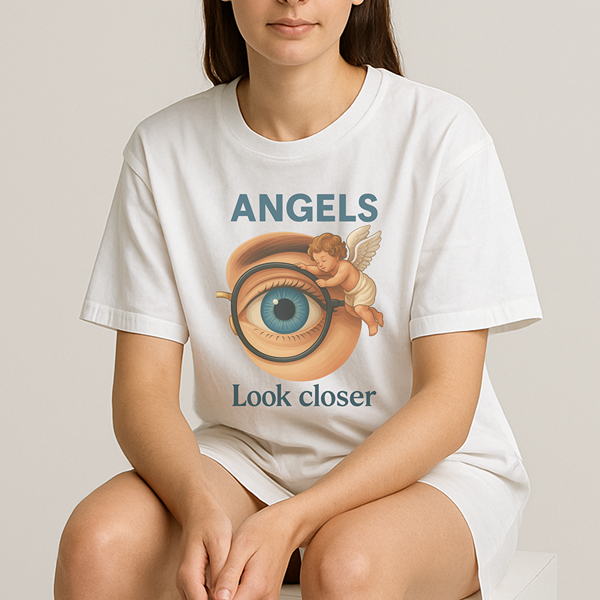 Angels Look Closer Classic Tee