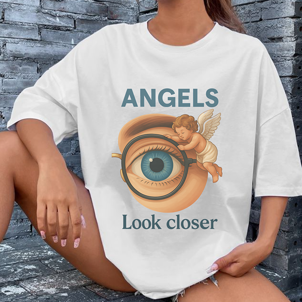 Angels Look Closer Classic Tee