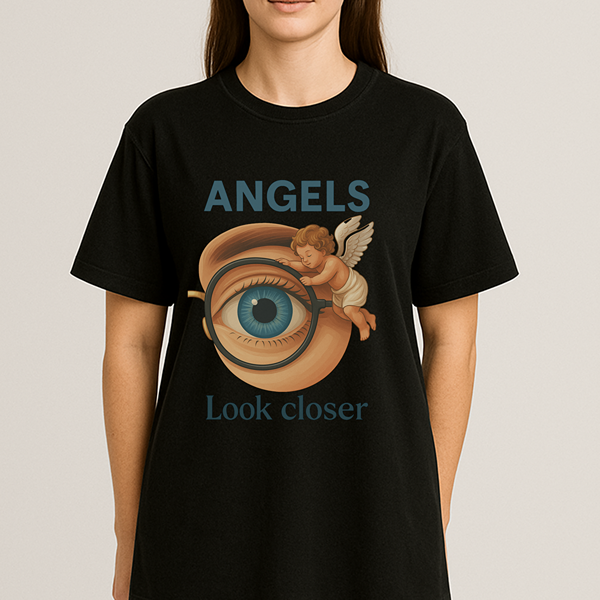 Angels Look Closer Classic Tee