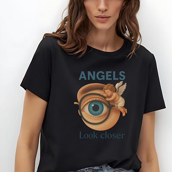 Angels Look Closer Classic Tee