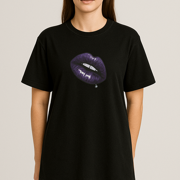 Purple Lips Classic Tee
