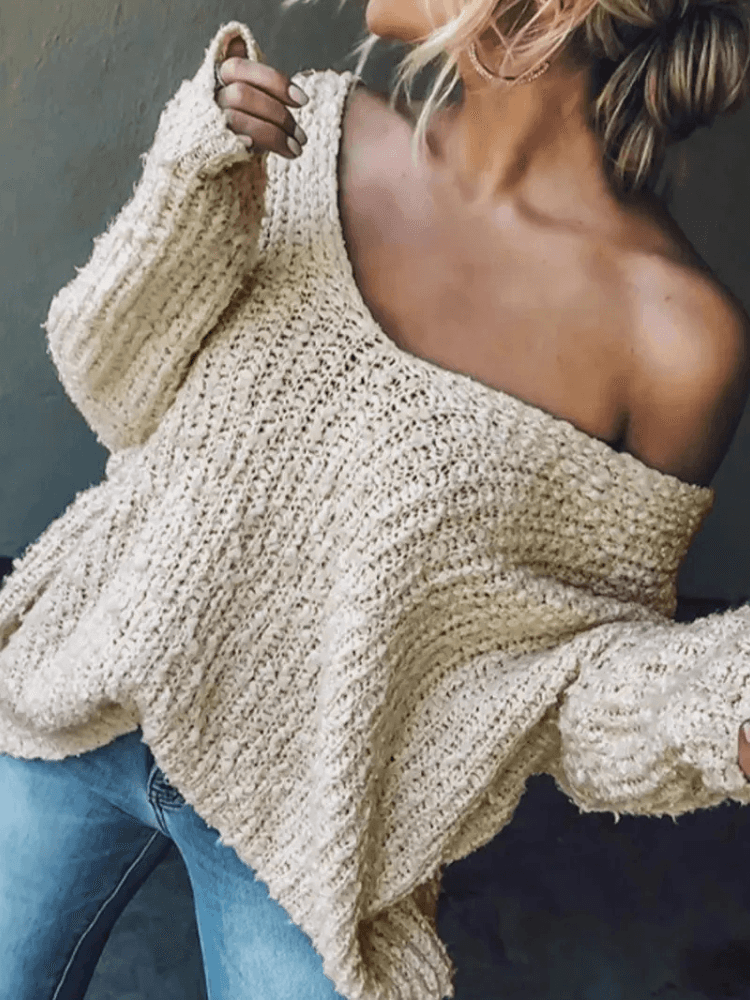 Whispered Avenues Knit Pullover