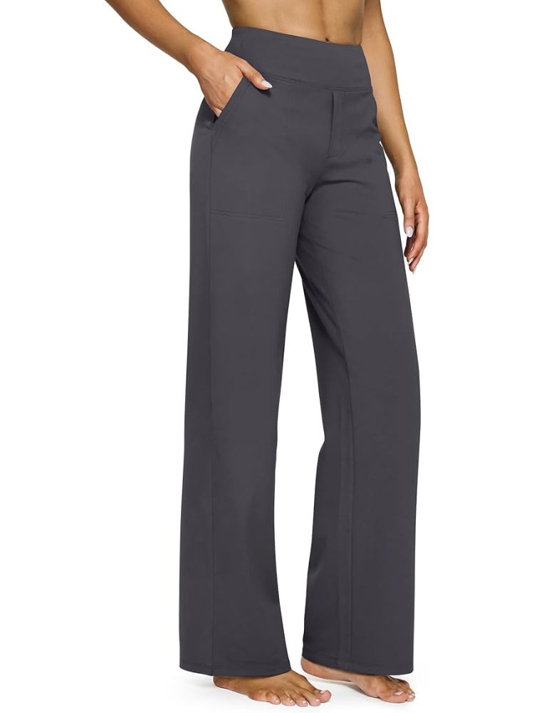High Waisted Women's Dress Pant: Looks Like Slacks, Feels Like Yoga Pant