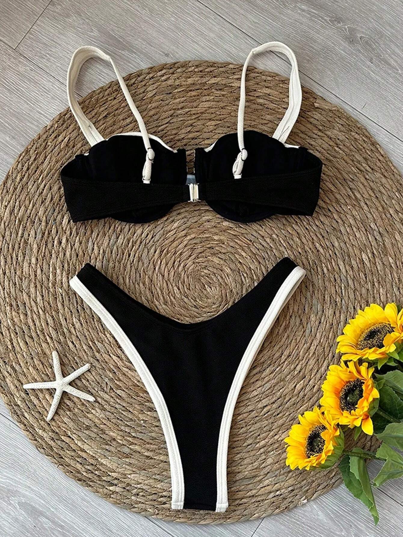 Étoile Contrast Bandeau Bikini