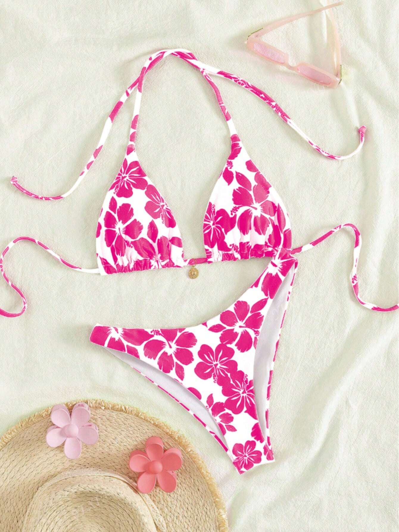 Solstice Bloom Triangle Bikini