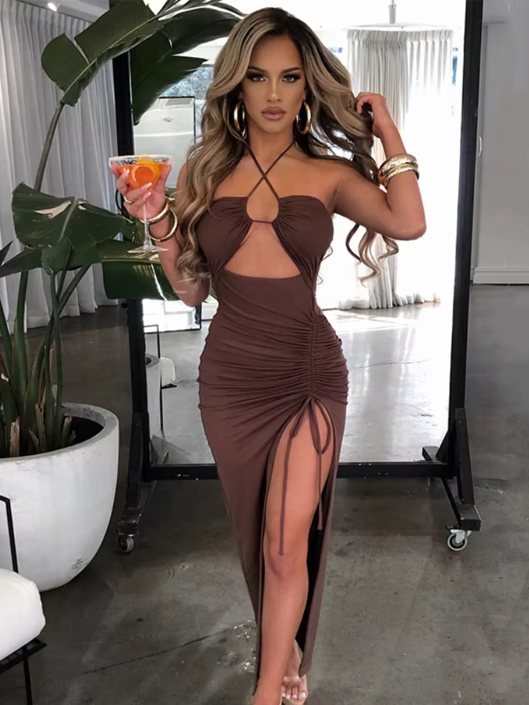 Eros Eclipse Ruched Gown