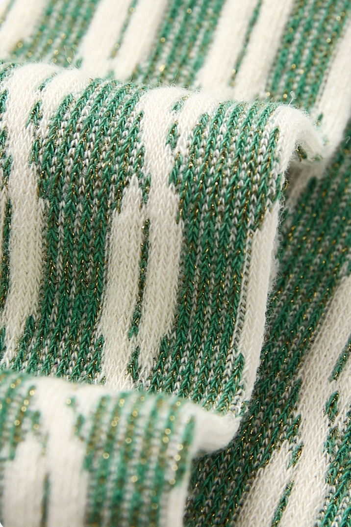 Atmungsaktive Baumwollsocken mit geometrischem Muster