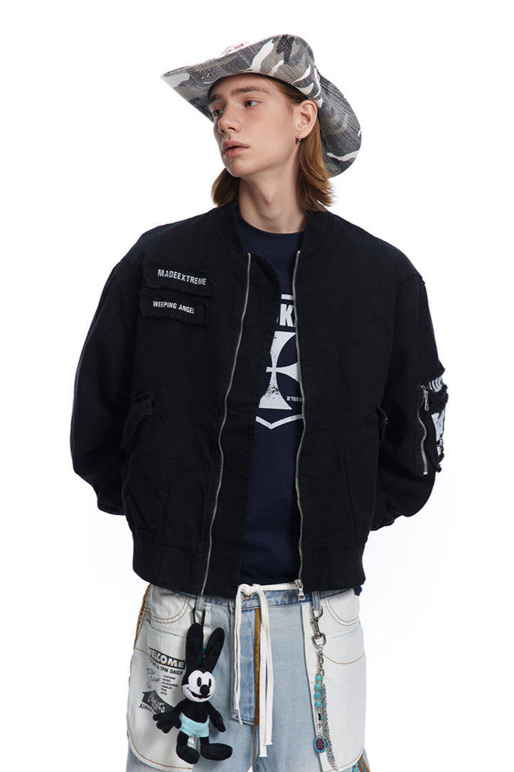 Urban Bomberjacke mit Patches für Herren