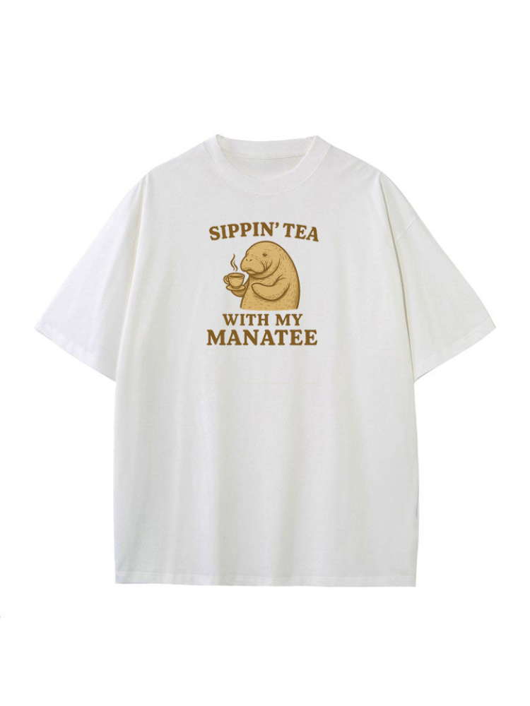 Sippin’ Tea Manatee Classic Tee