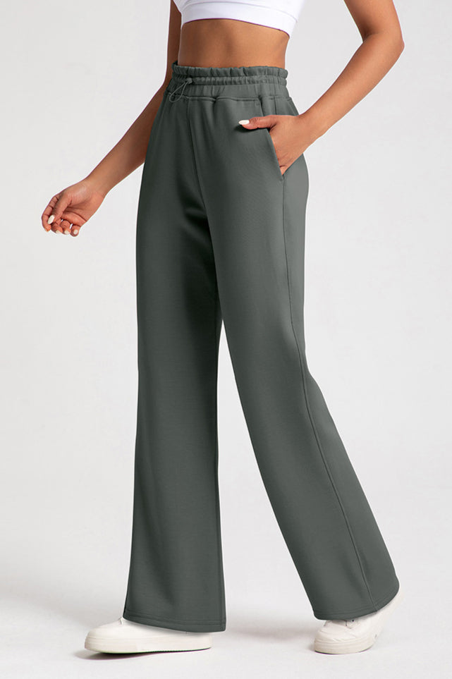 Loungehose mit weitem Bein für Damen