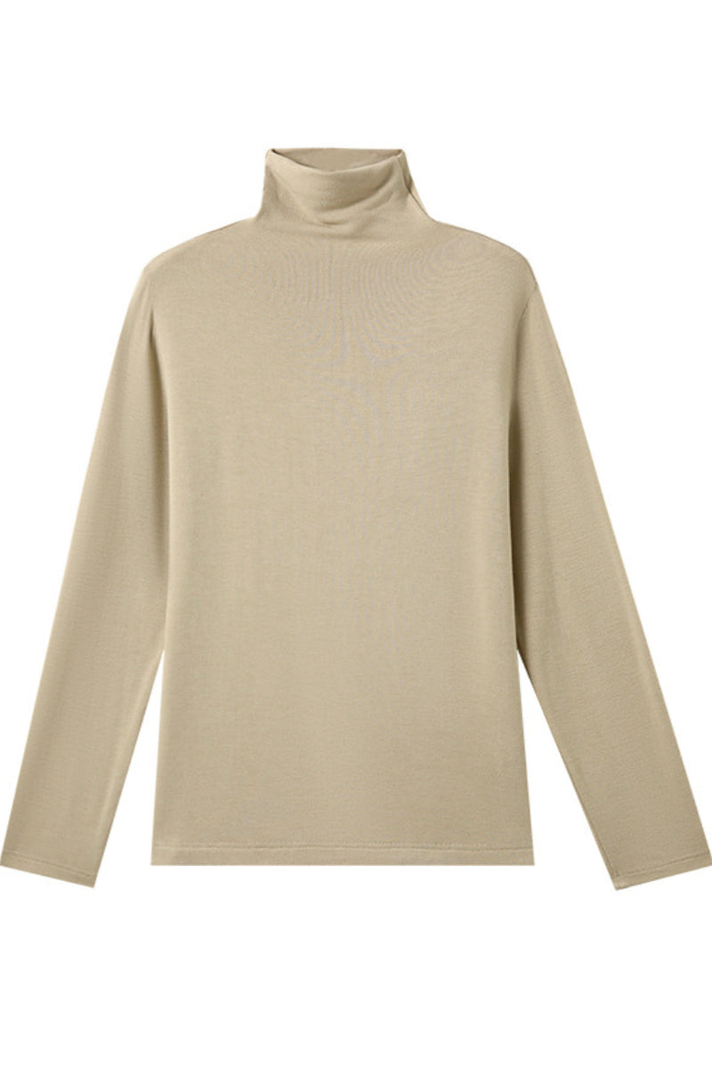 Casual Luxe Turtleneck Knitted Sweater