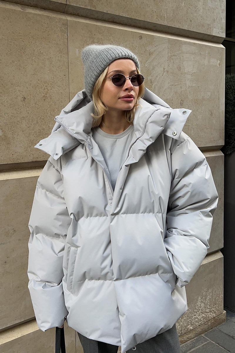 Stylische, übergroße Pufferjacke für Damen