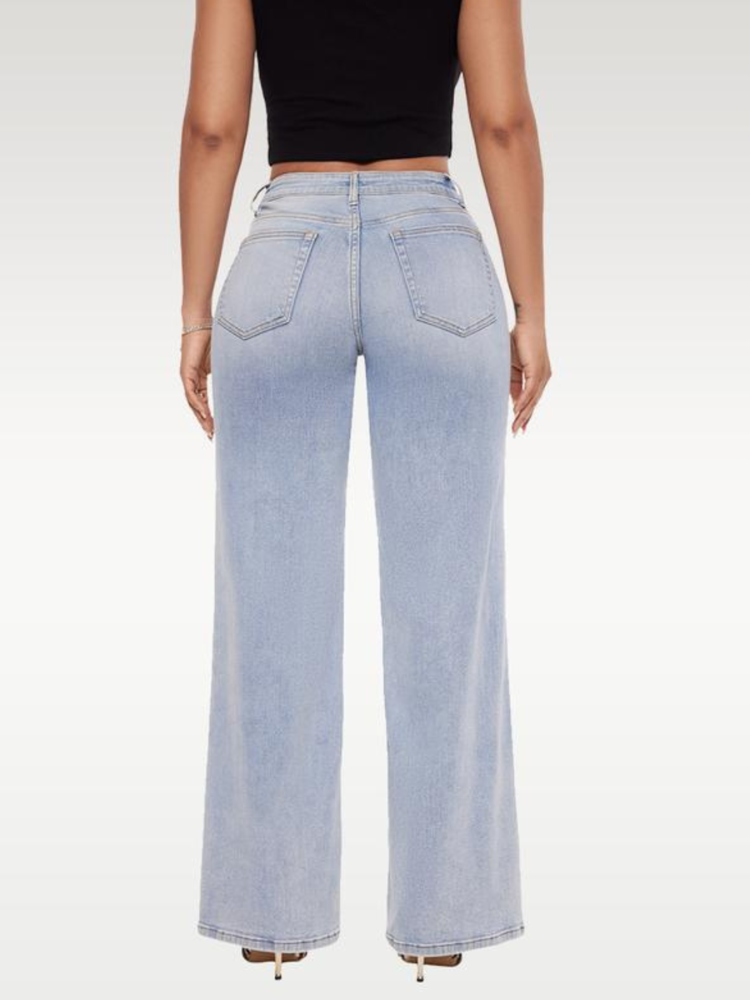 NEW ARRIVAL Plus Size Mid-low Rise Flexible Baggy Jeans