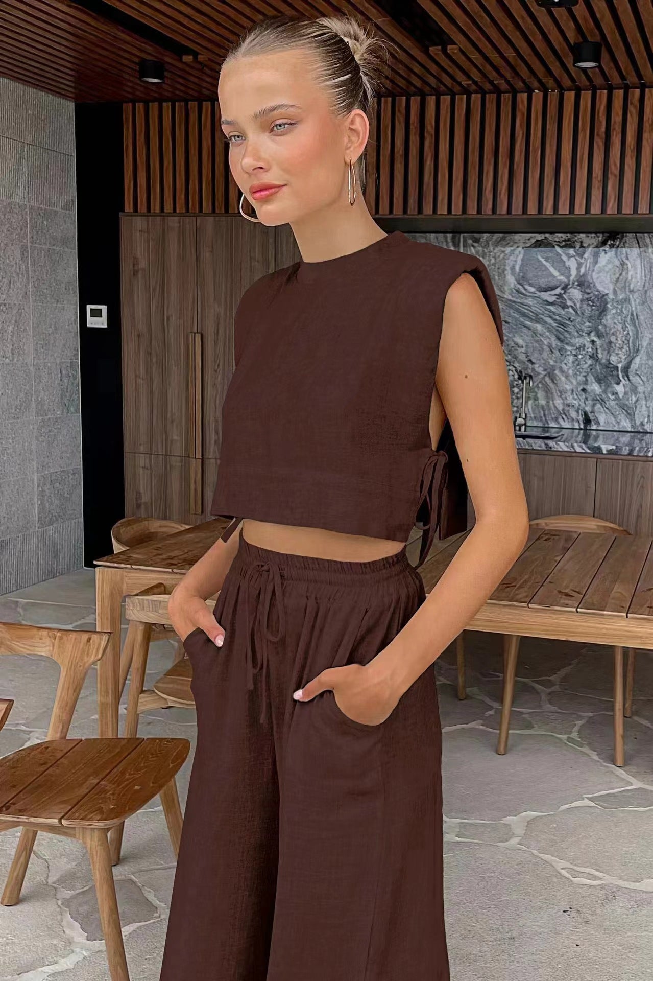 The Florence - 2 Piece Linen Summer Set