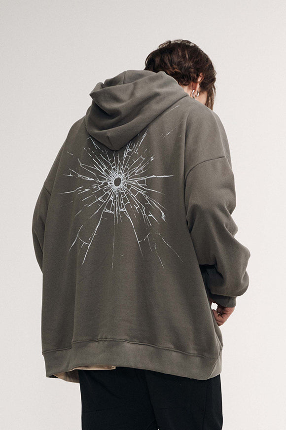 Lässiger Oversize-Hoodie mit Grafikdruck für Herren