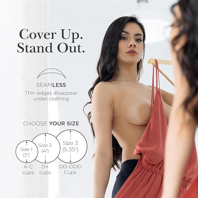 Sticky Adhesive Silicone Pasties - Reusable Nipple Cover
