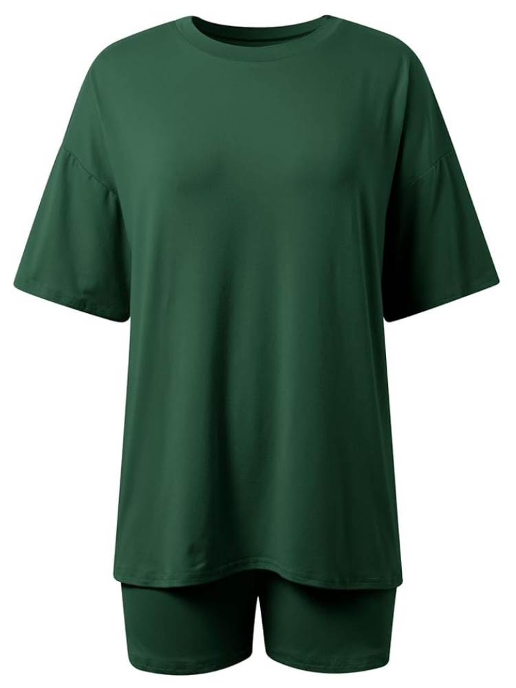 Women’s Soft Stretch Lounge Set – Comfy & Stylish 2-Piece Outfit