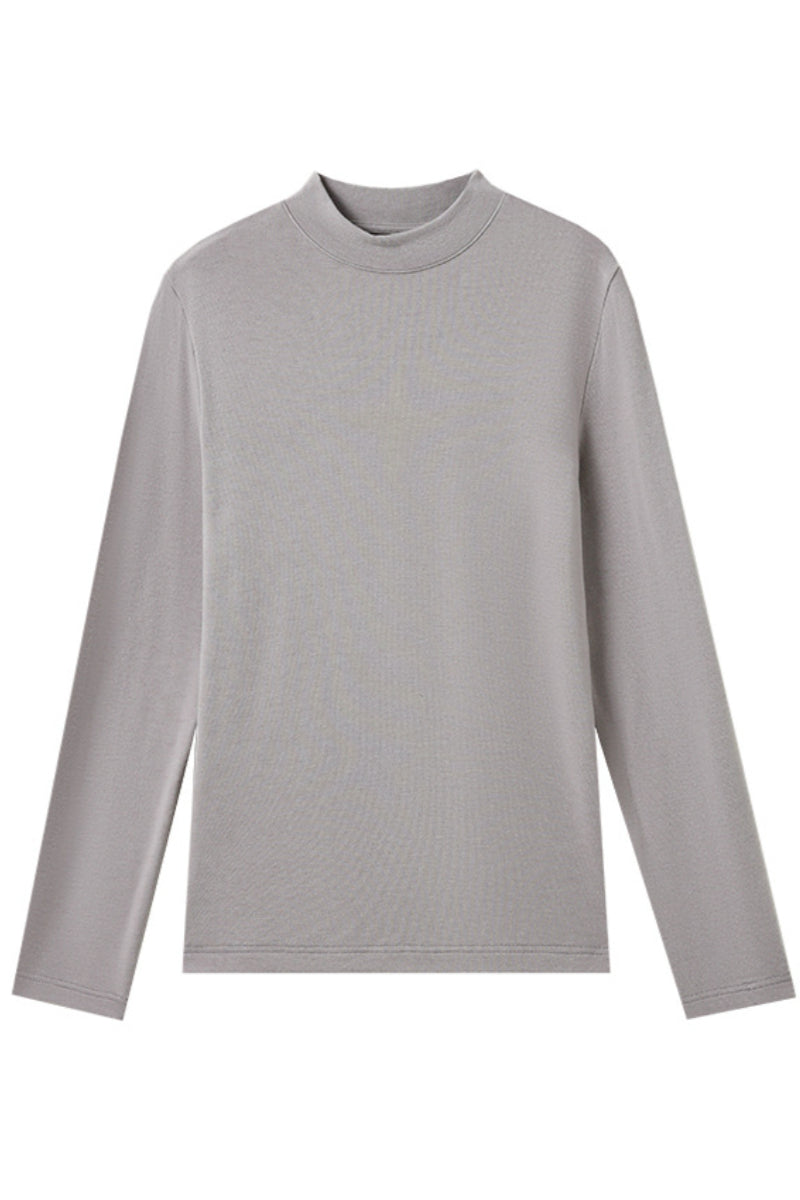 Lightweight Mock Neck Long Sleeve