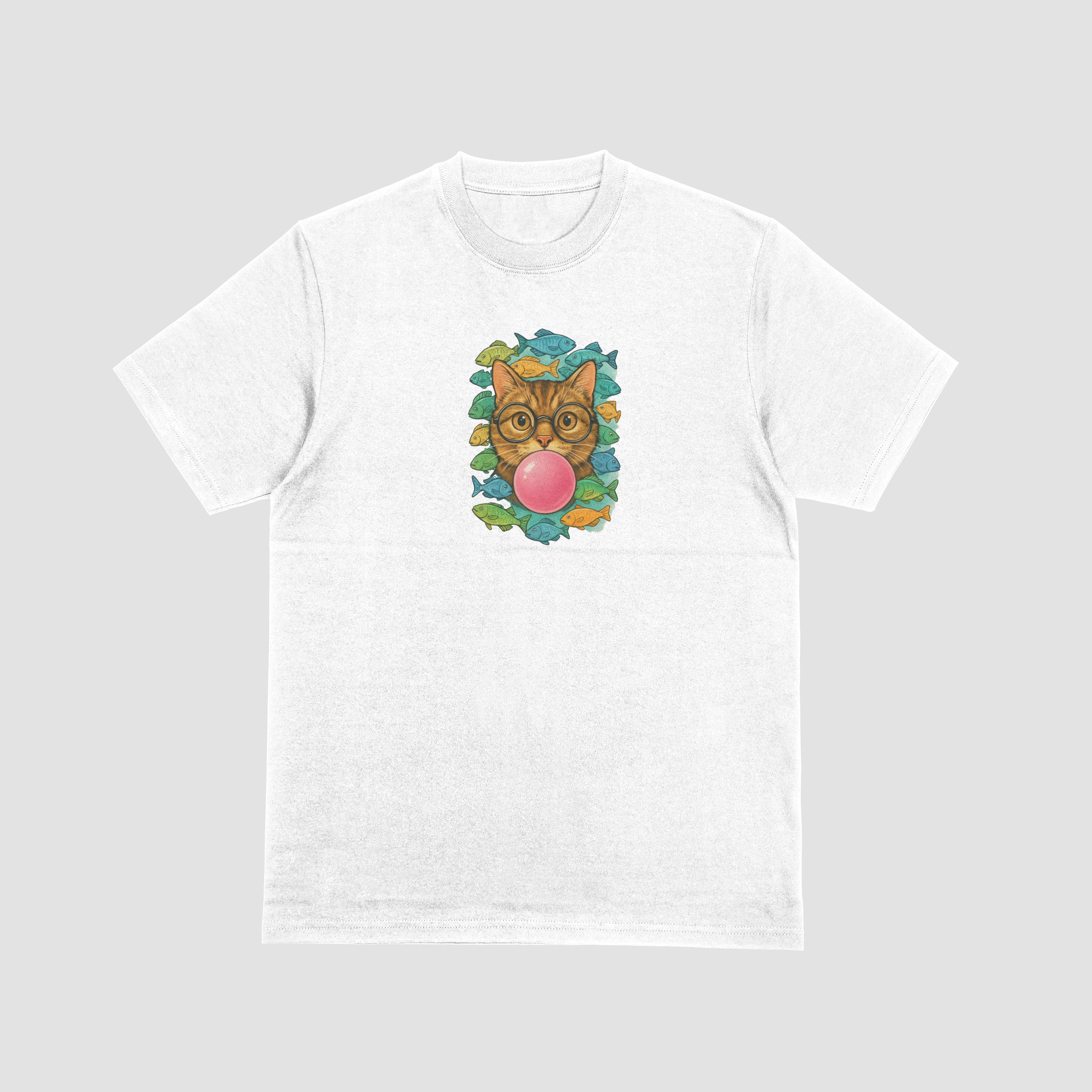 Tabby Cat & Bubblegum Classic Tee