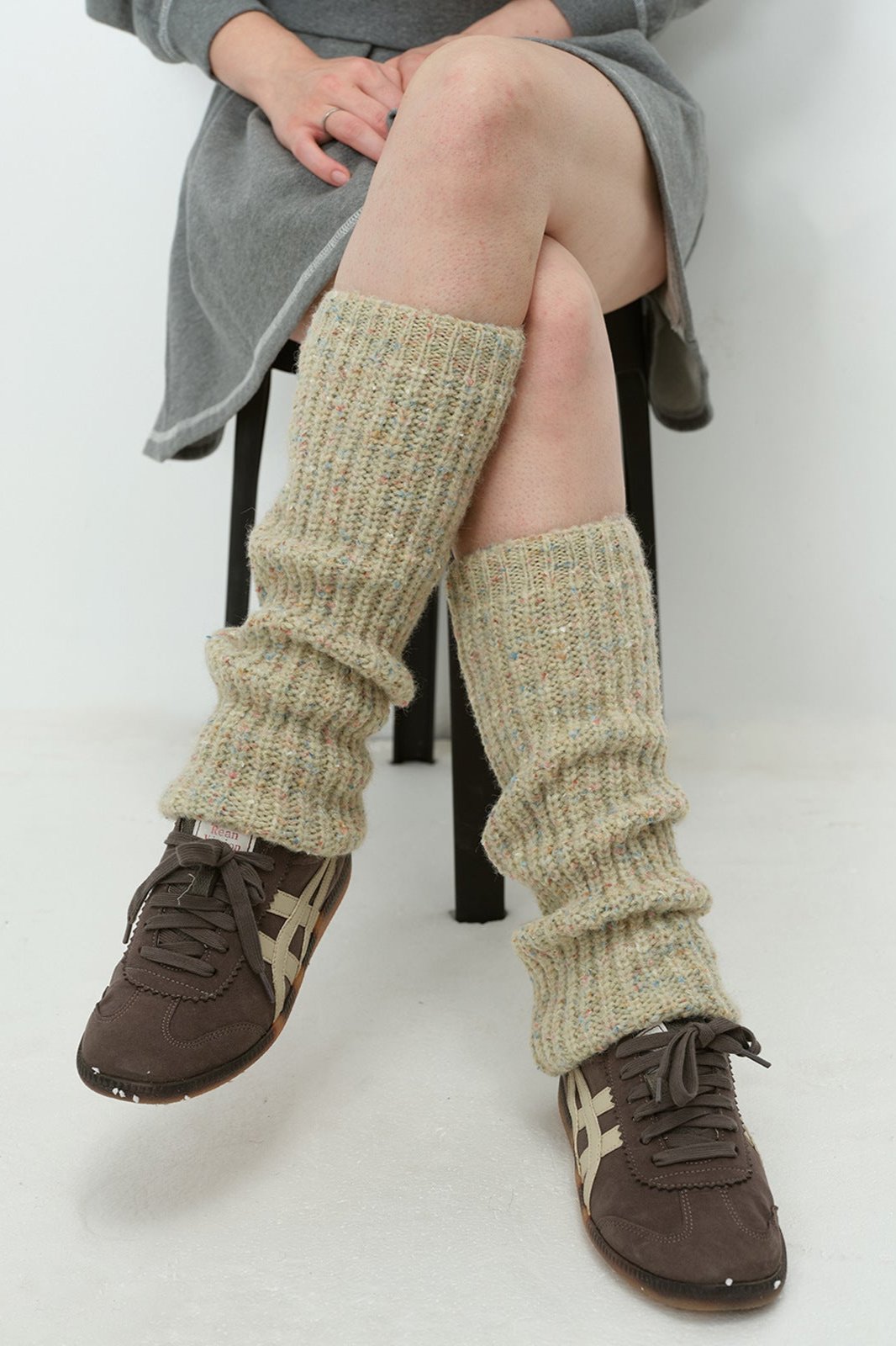 Vintage Wollsocken mit mittlerer Wade