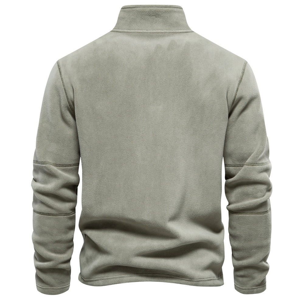 Men's Polar Fleece Half-Zip Sweatshirt