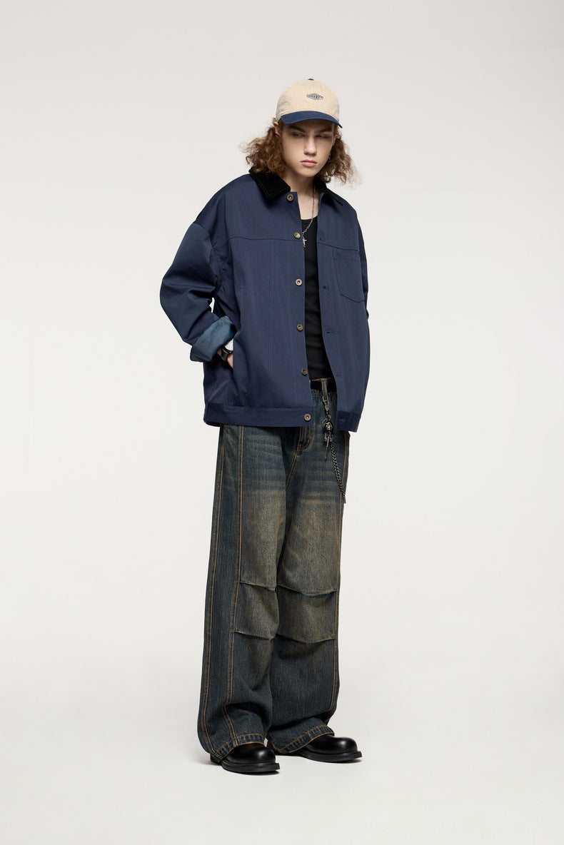 Versatile Durable Oversized Denim Jacket