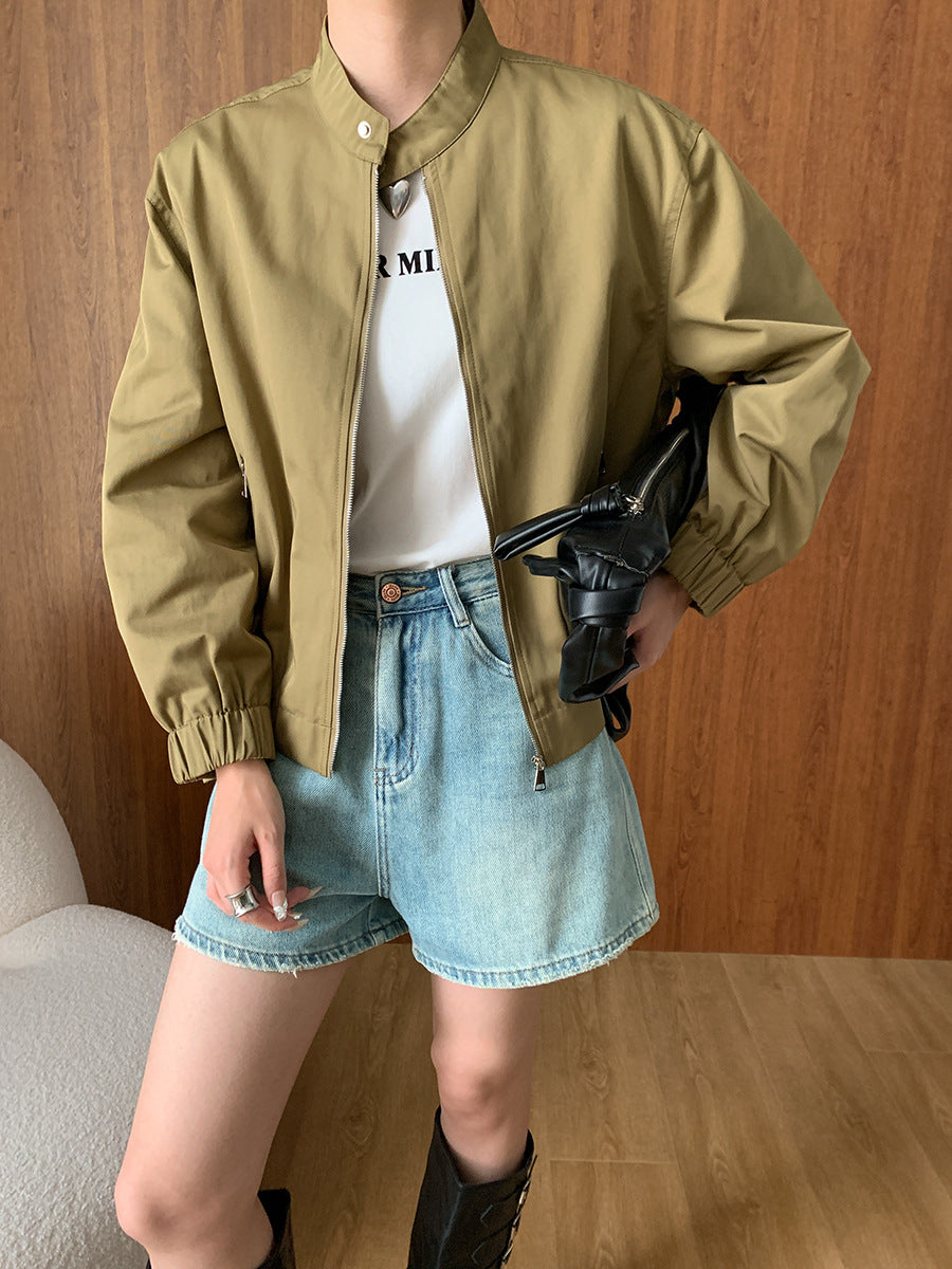 Transitional jacket ladies spring summer jacket ladies casual clothing Kendou Details