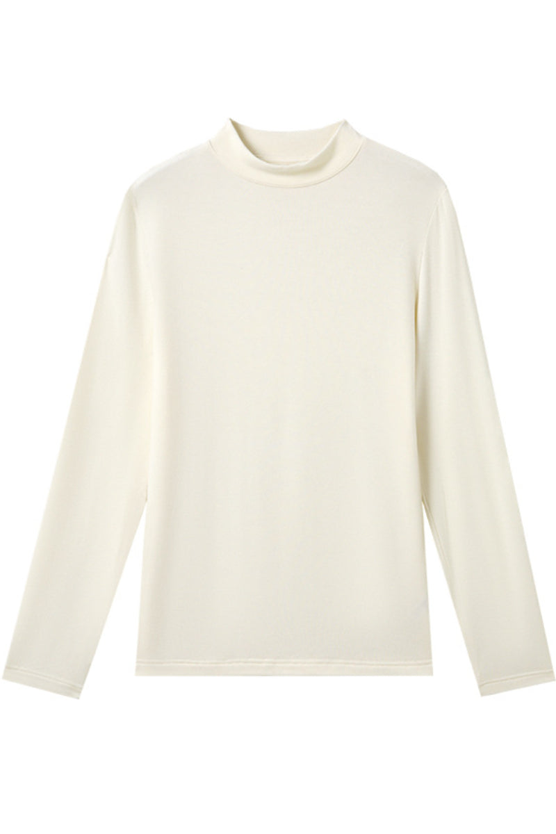 Lightweight Mock Neck Long Sleeve