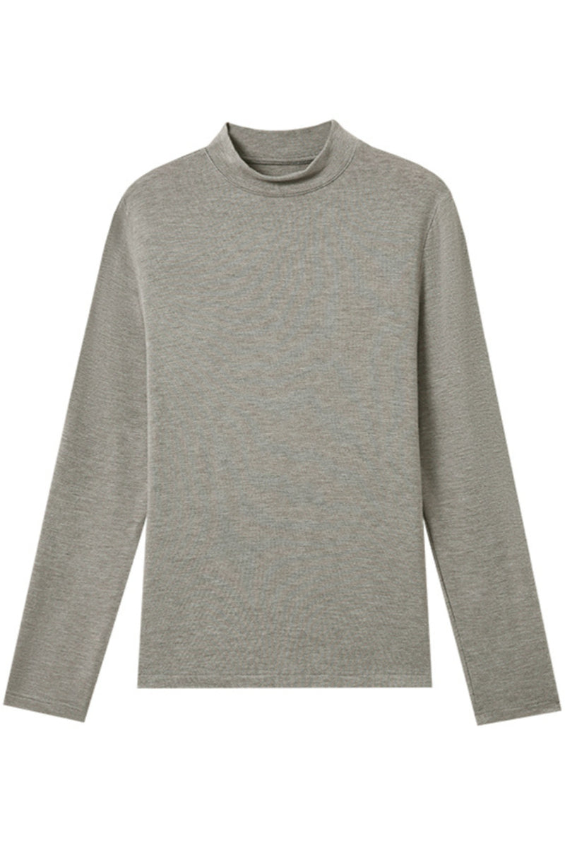 Lightweight Mock Neck Long Sleeve