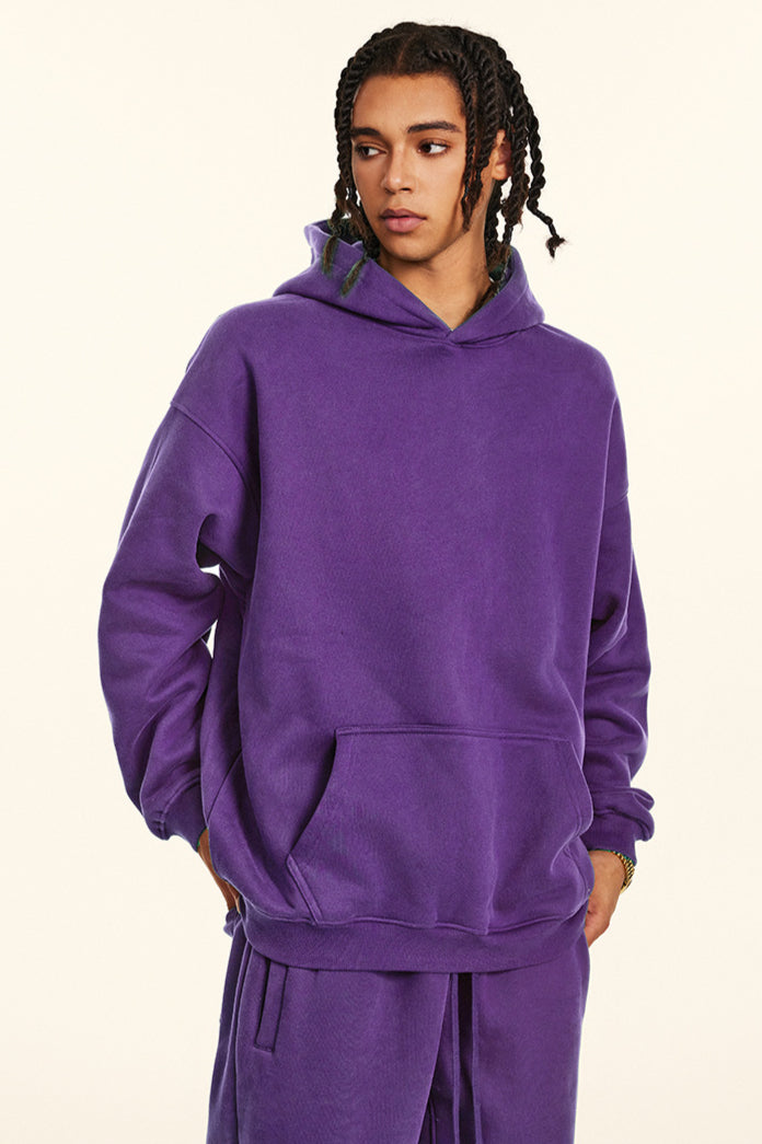 Oversize Hoodie Kapuzenpullover Sweatshirt Bequem Lang Modisch