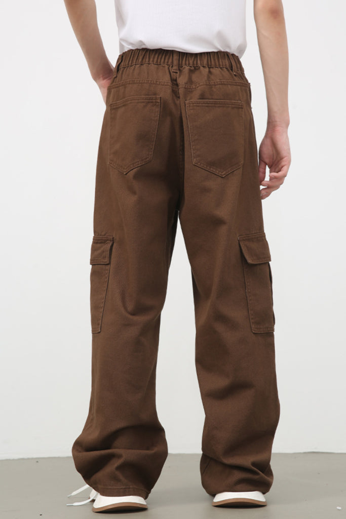 Trendy weite, lässige Cargohose 