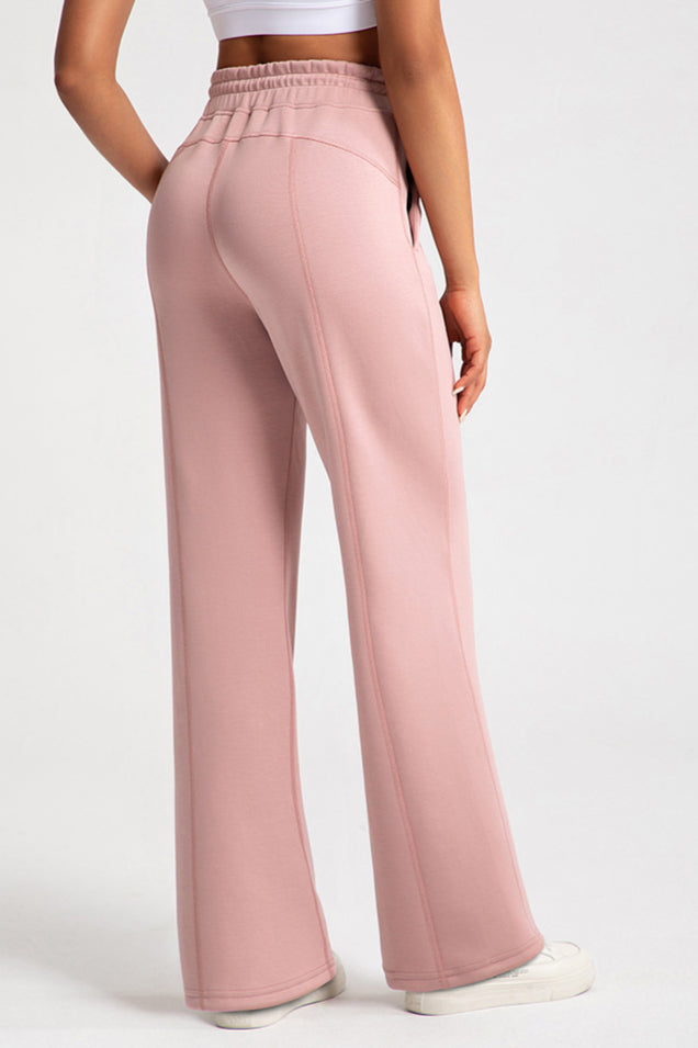 Loungehose mit weitem Bein für Damen