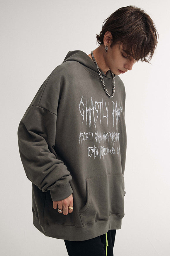 Lässiger Oversize-Hoodie mit Grafikdruck für Herren